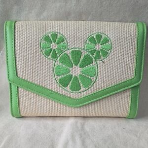 Disney Green and Cream Clutch